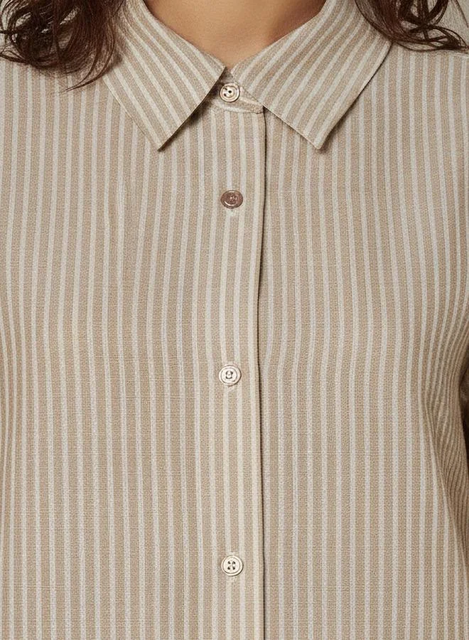 Splash FAV Shirt with Stripes and Long Sleeves